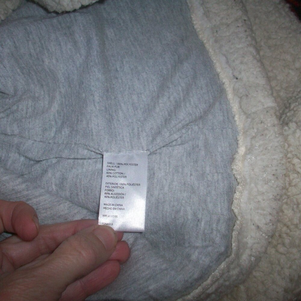 WEATHERPROOF Women's Sherpa Sweater Jacket long Sleeve Size Small S Cozy 1/4 Zip - Picture 5 of 11
